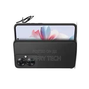 Silicon Back Case for Oppo Reno 11f . Black