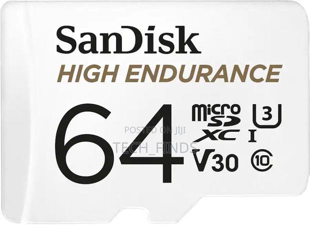 SanDisk High Endurance microSDXC 64GB + SD Adapter