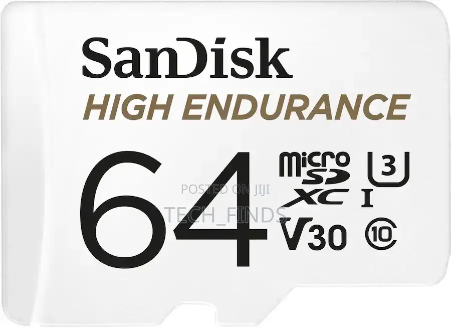SanDisk High Endurance microSDXC 64GB + SD Adapter