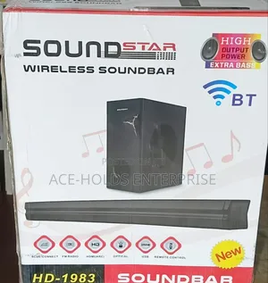 Sound Star DH-1983 Wireless Soundbar – Powerful & Immersive Sound