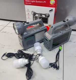 Itel Solar Light ISLS 001 Phone Charger, 3 Bulbs, Radio