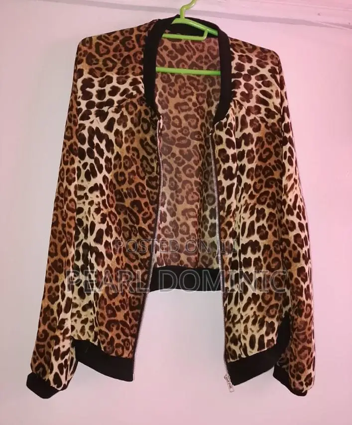 Trendy Bomber Jacket With Ribbed Collar, Cuffs & Hem