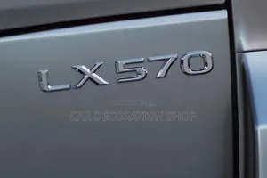 Lexus LX570 Three Dimension Chrome Finished 3D Lettering Spelling