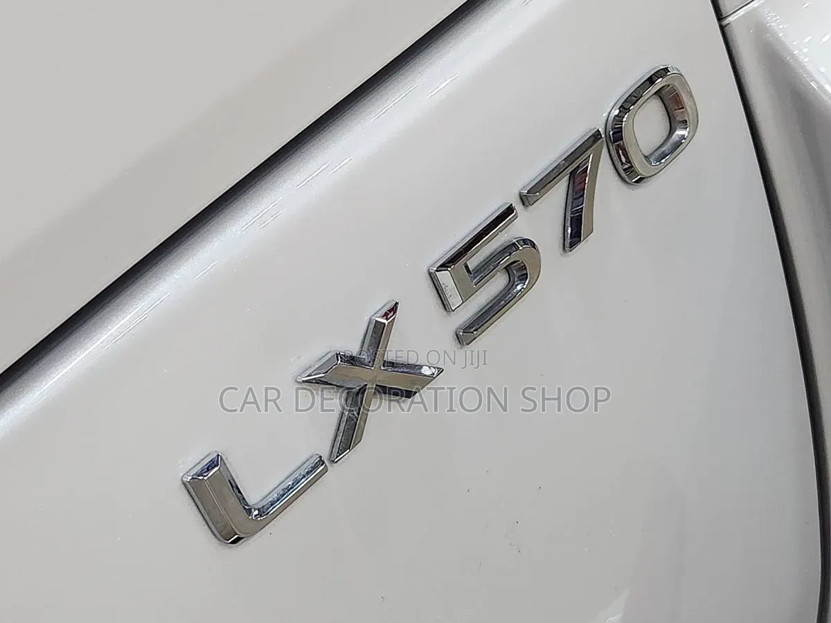 Lexus LX570 Three Dimension Chrome Finished 3D Lettering Spelling