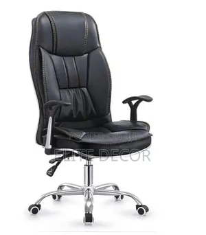 High Back Executive Office Chair – Ergonomic Leather Swivel Chair