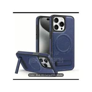 Pouch Leather Case for iPhone 16 Pro Max With Camera Cover