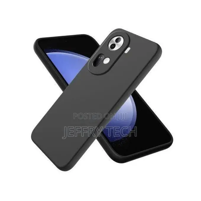 Silicon Back Case for Oppo Reno 11 Pro 5g - Black
