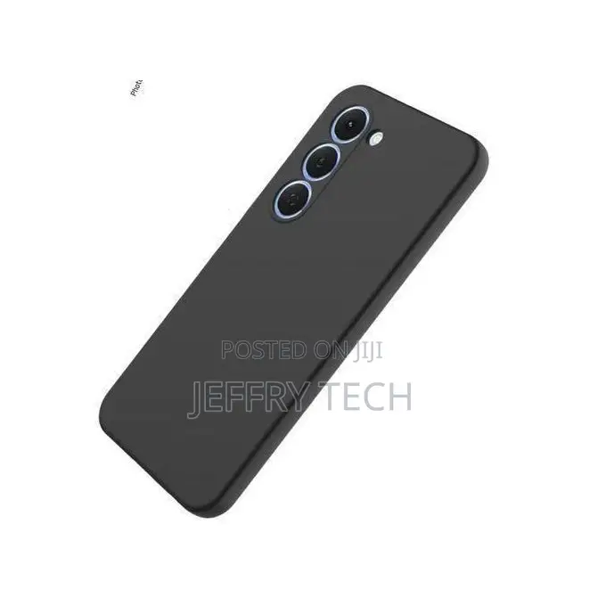 Tecno Spark 40 Pro Shock Proof Matte Black Silicone Phone Back Case
