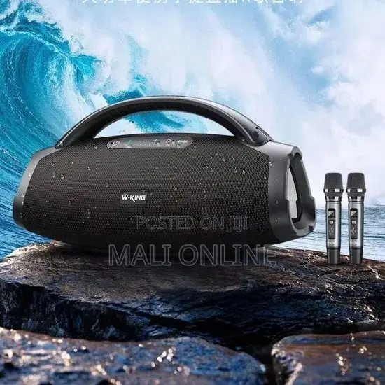 200W Bluetooth Speaker Outdoor Portable Sound System With Dual Mics