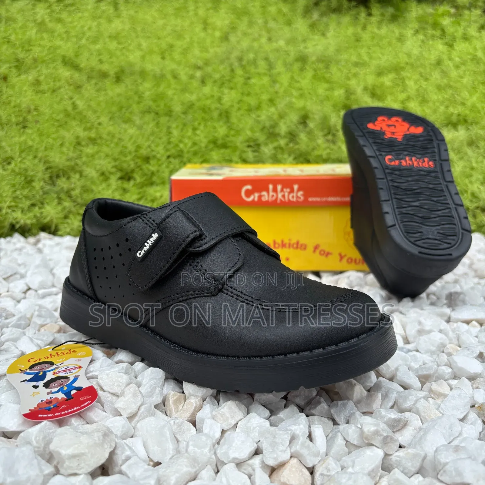 Crabkids Brushable School Shoes Boys and Girls Sizes 27-36