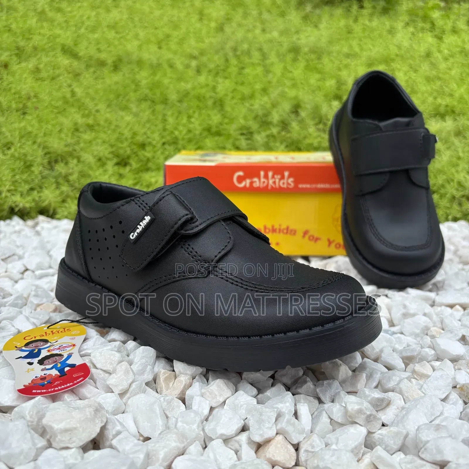 Crabkids Brushable School Shoes Boys and Girls Sizes 27-36