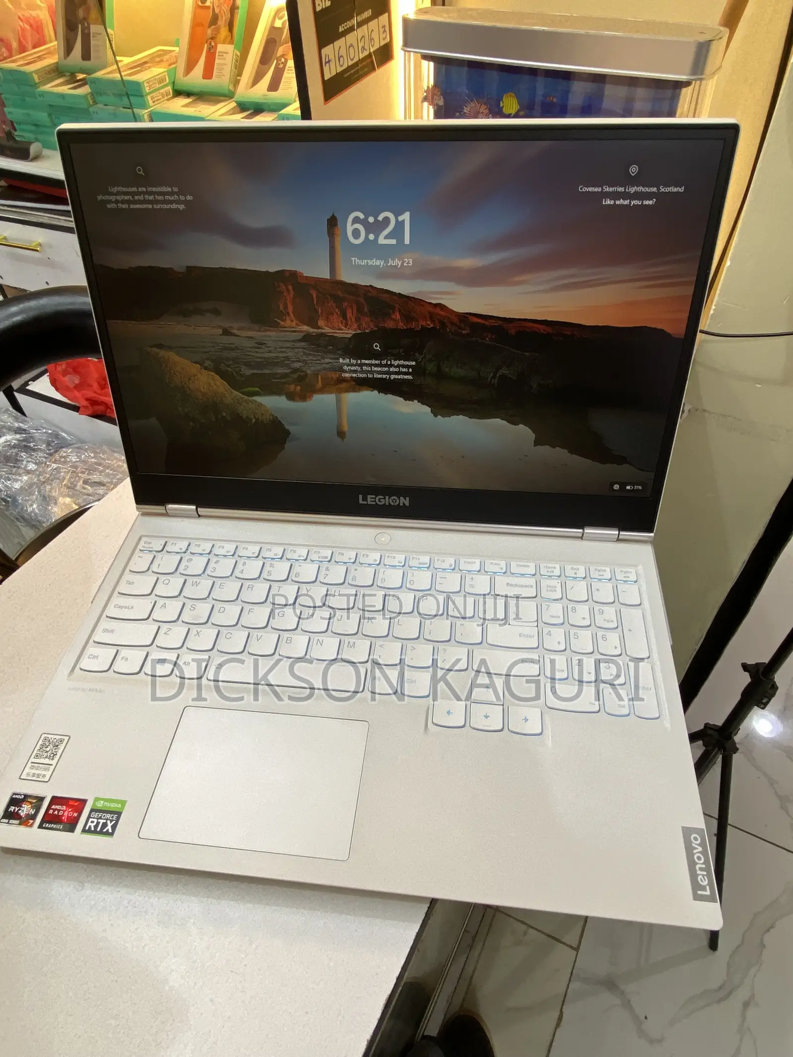 Laptop Lenovo Legion 5 16GB AMD Ryzen 7 SSD 512GB