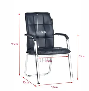 Office Chair; Modern Leather Waiting Chair