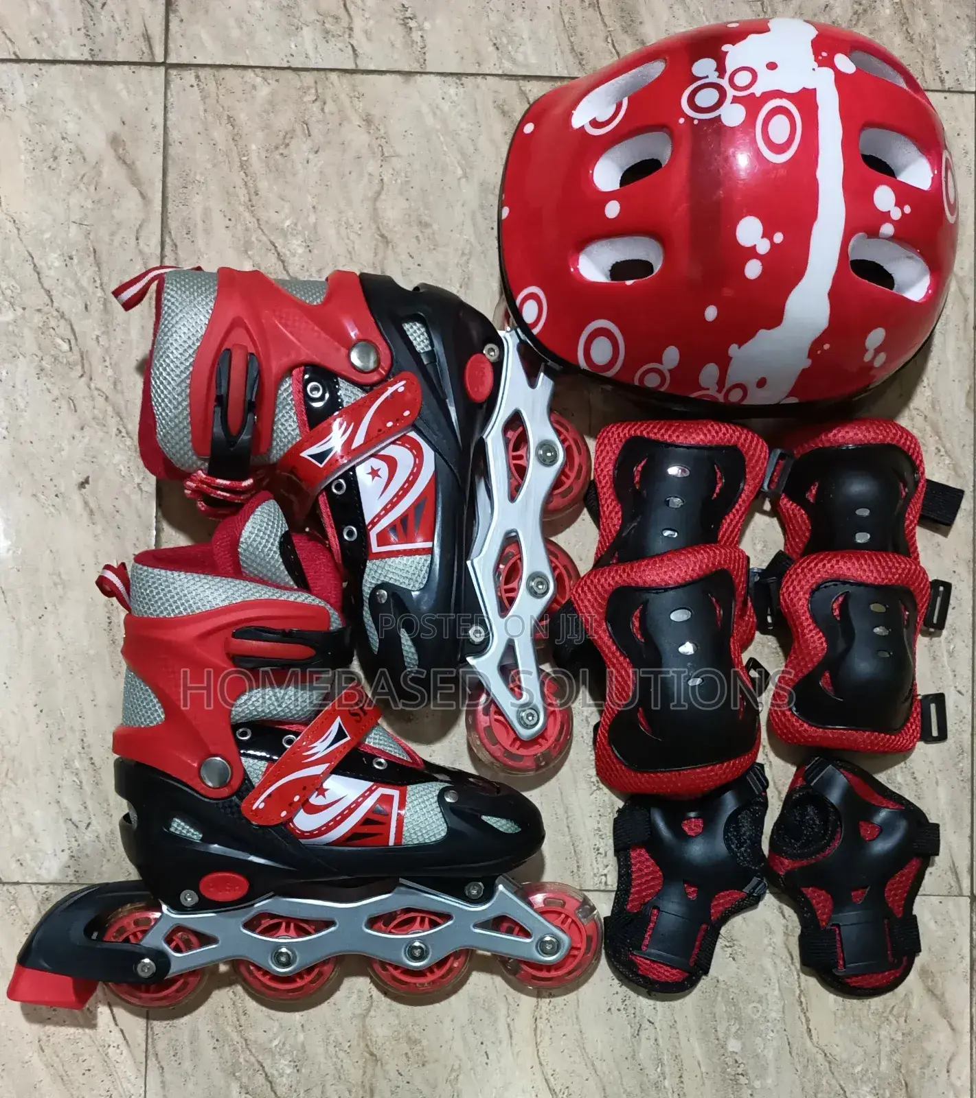 Full Skating Gear-Shoes ,Helmet and Safety Guards