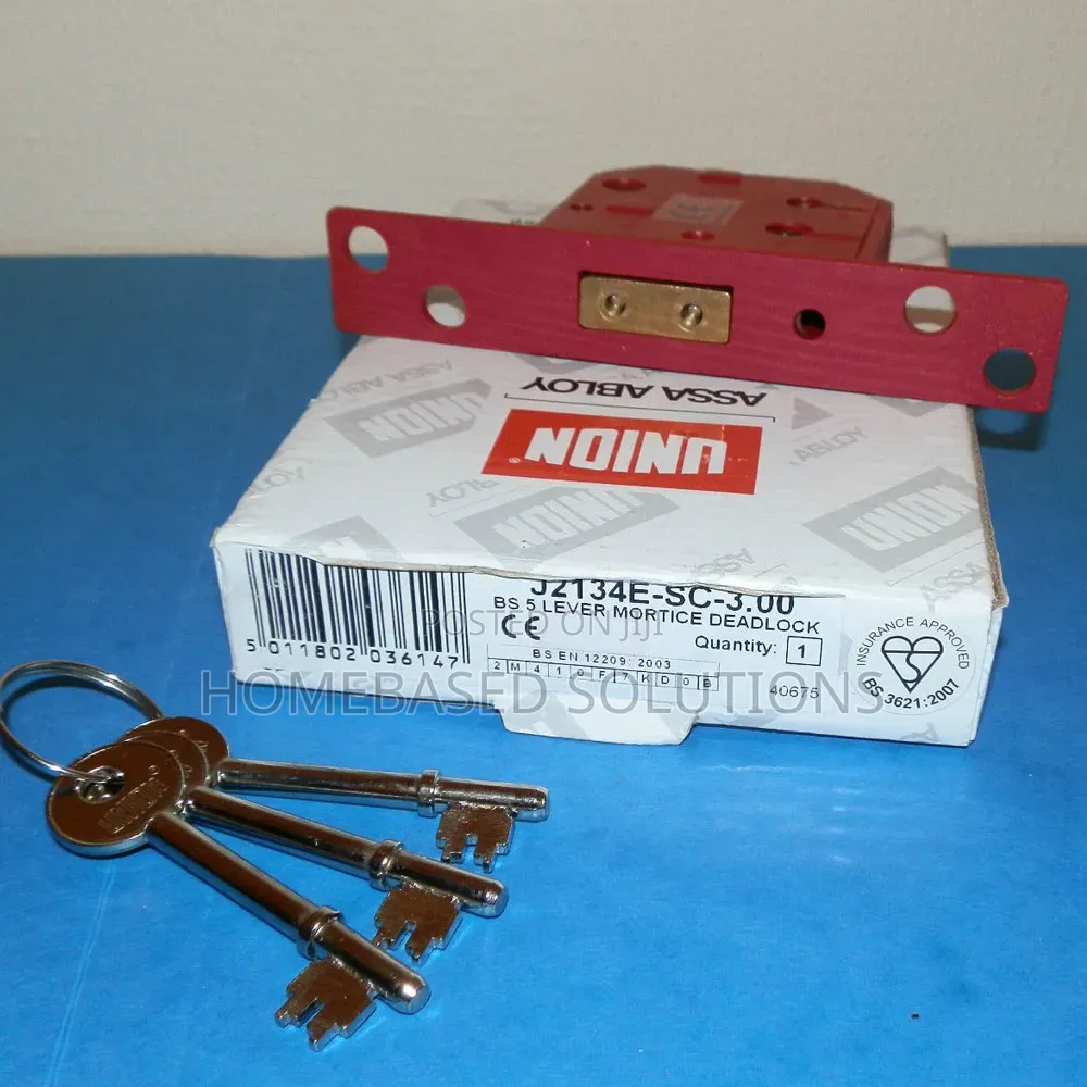 Original Union 5 Lever Steel Deadlock