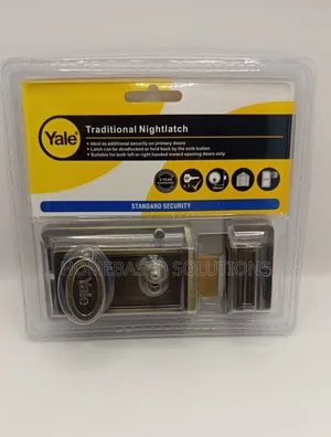 Original Yale Night Lutch-One Side Keys and the Other Nob