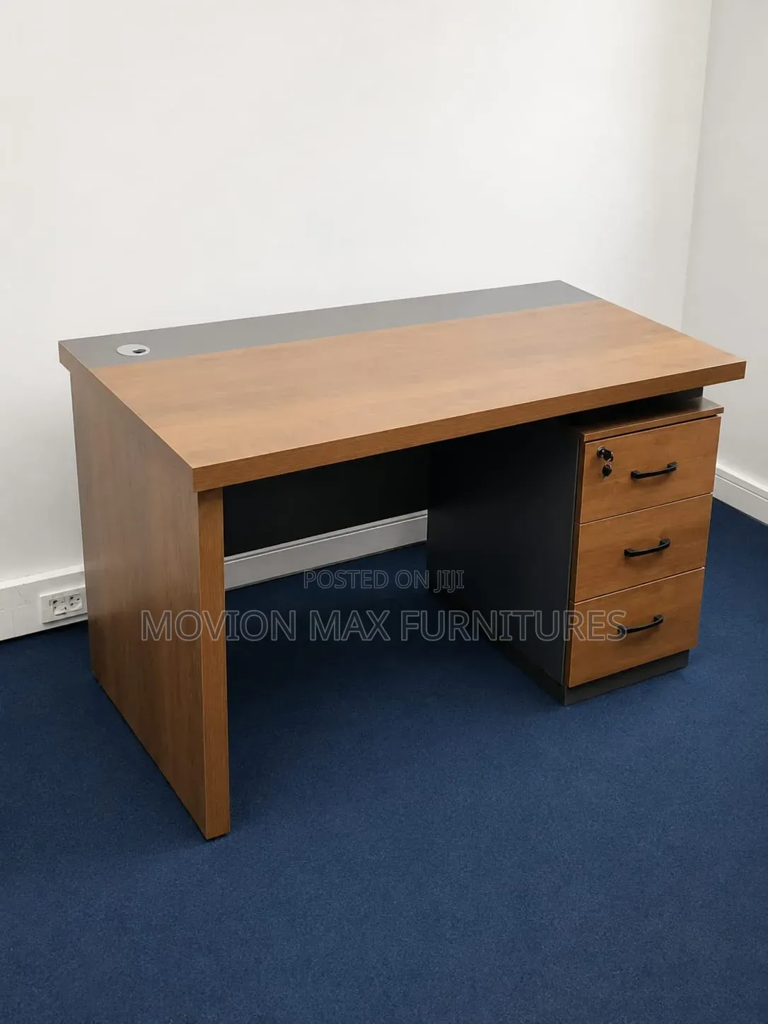 Executive Office Desk ,120cm Drawers Table
