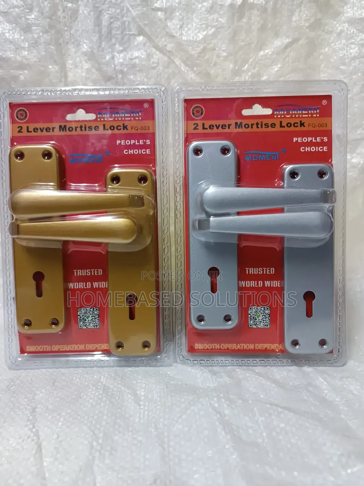 Mortise Door Locks Silver and Gold