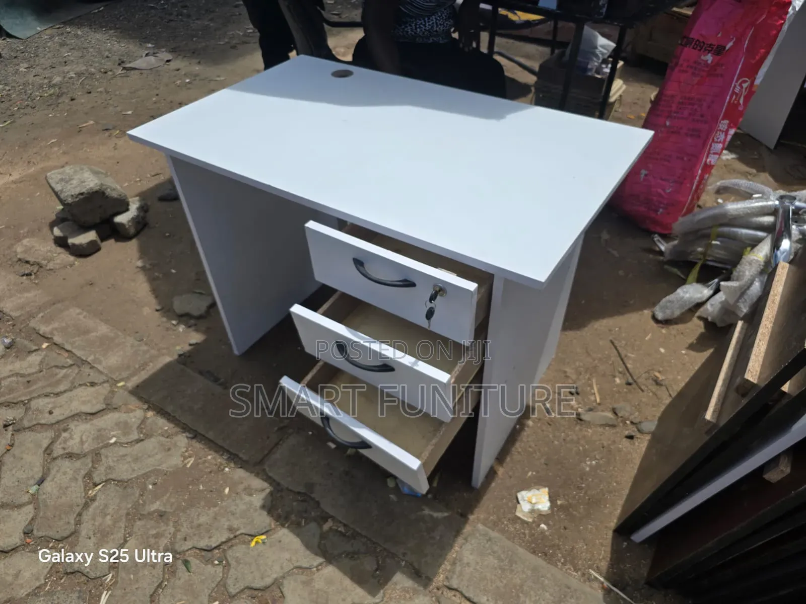 Office Desk -Modern Office Desk With Storage Drawers