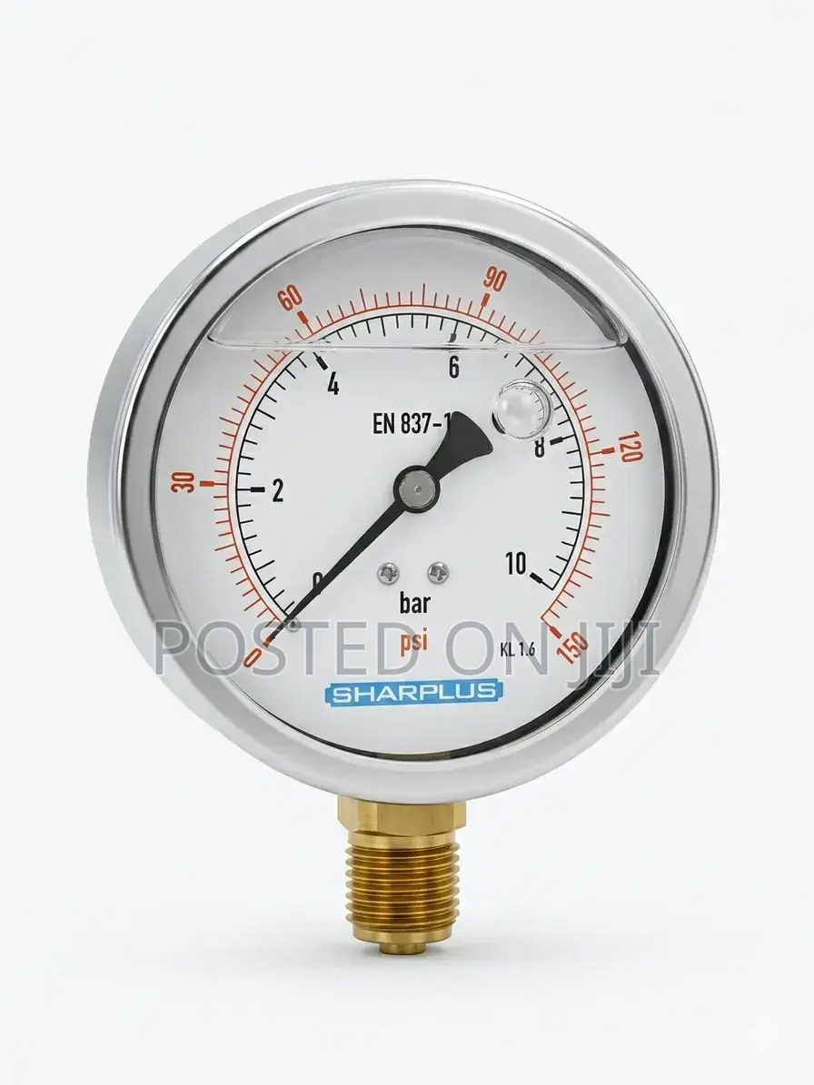 Brand New Sharplus 10 Bar / 150 PSI Pressure Gauge – EN 837-1