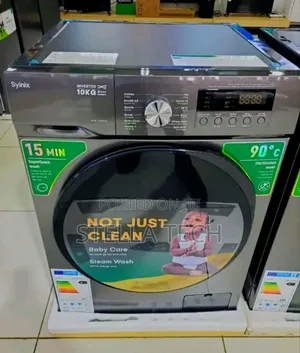 Syinix Washing Machine Front Load,,Wash&spin 10kg