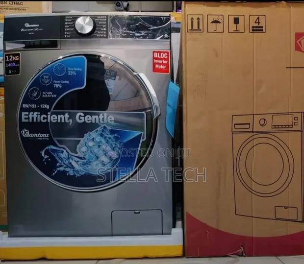 Ramtons Front Load Fully Automatic 12kg Washer - Rw/218 - thumbnail 2