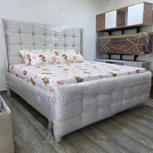 Grey Fabric 5 by 6 Bed - thumbnail 2