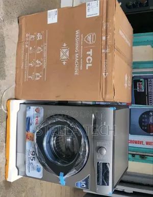 🔥TCL Washing Machine Front 12 Kg Wash and Spin Touch Screen