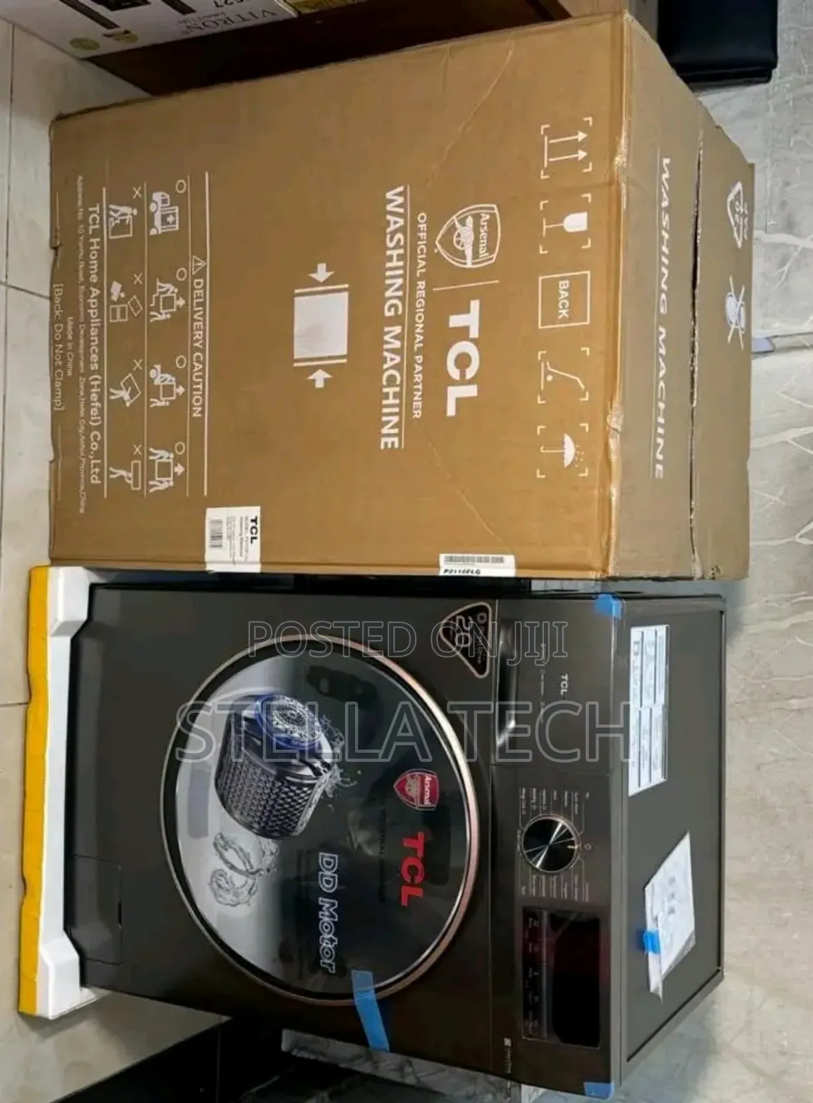 🔥TCL Washing Machine Front 9 Kg Wash and Spin Touch Screen