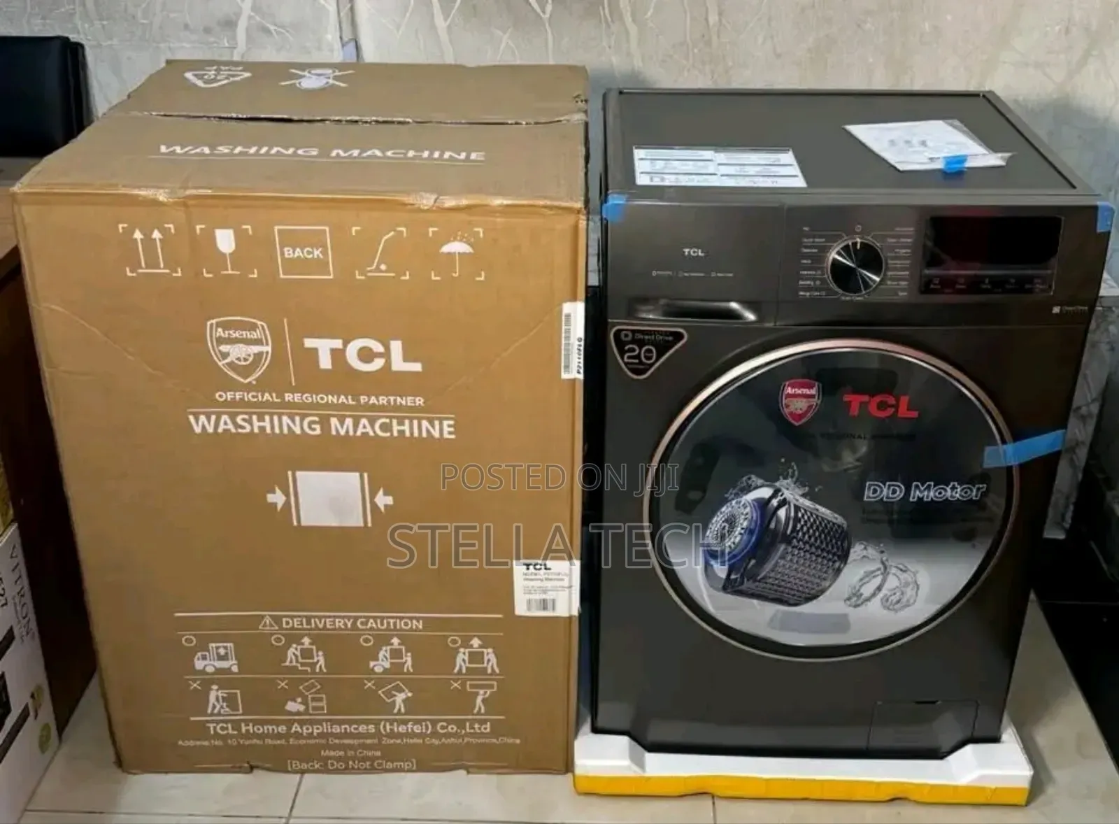 🔥TCL Washing Machine Front 9 Kg Wash and Spin Touch Screen