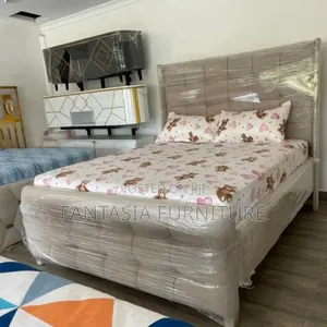 5x6 Beige Bed + Free Delivery Included