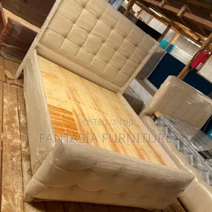 Beige 5 by 6 Bed + Free Delivery Included