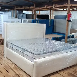 White 6 by 6 Bed for Sale