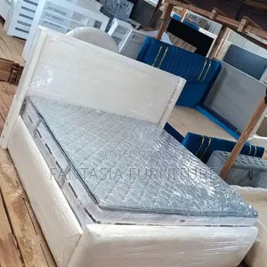 White 6 by 6 Bed for Sale