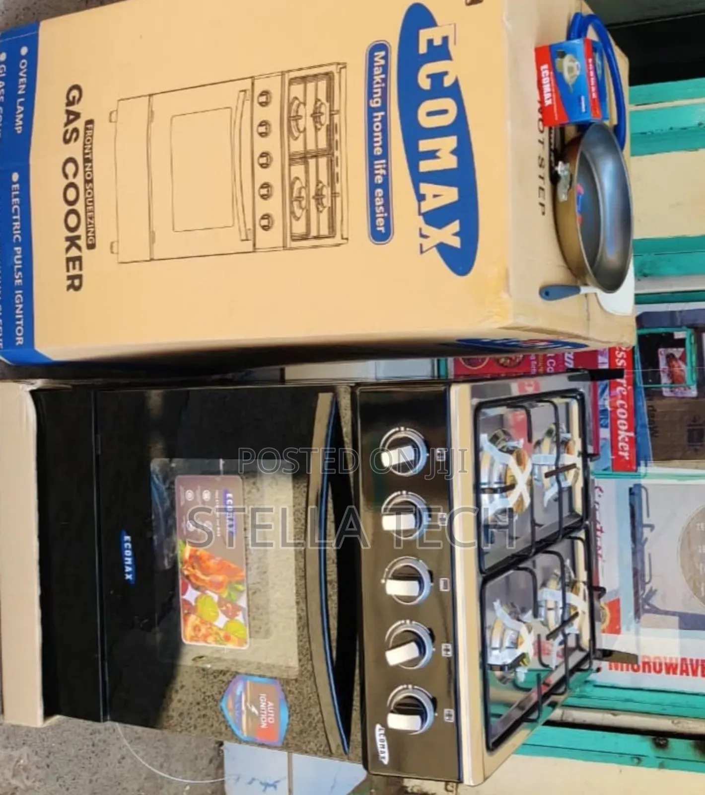50*55 Ecomax Full Gas Standing Cooker