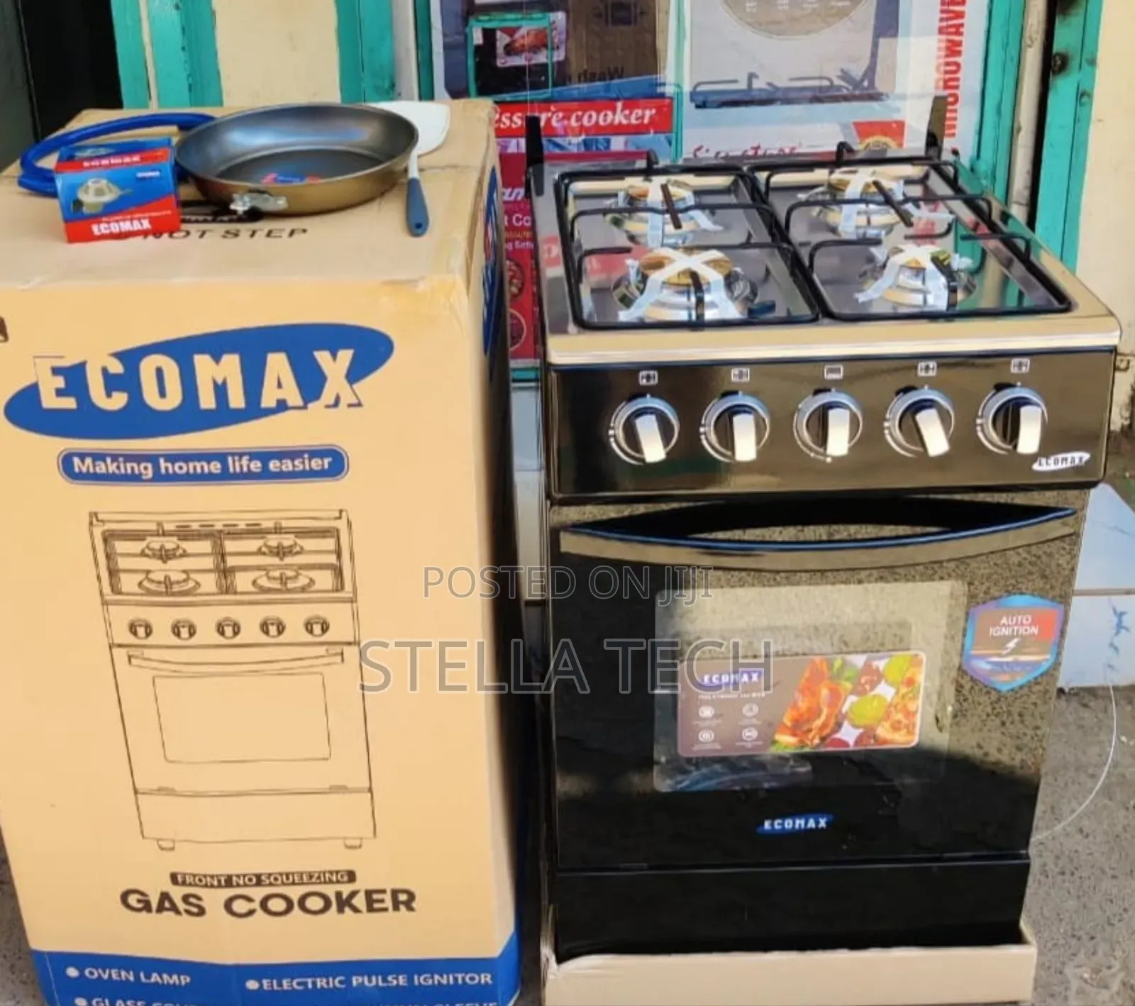 50*55 Ecomax Full Gas Standing Cooker