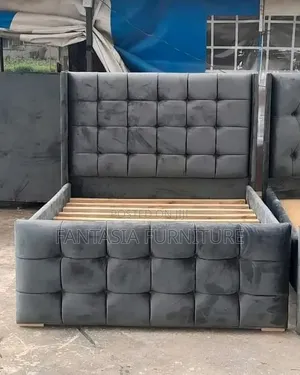 5x6-Foot Grey Bed