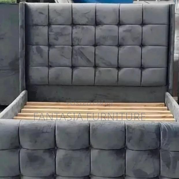5x6-Foot Grey Bed - thumbnail 2