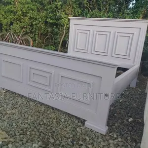 5x6  Wooden Bed + Free Delivery