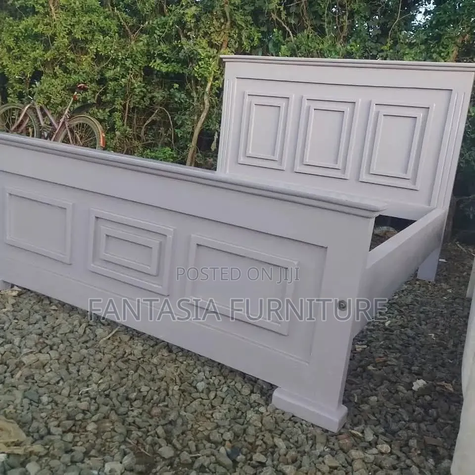 5x6  Wooden Bed + Free Delivery