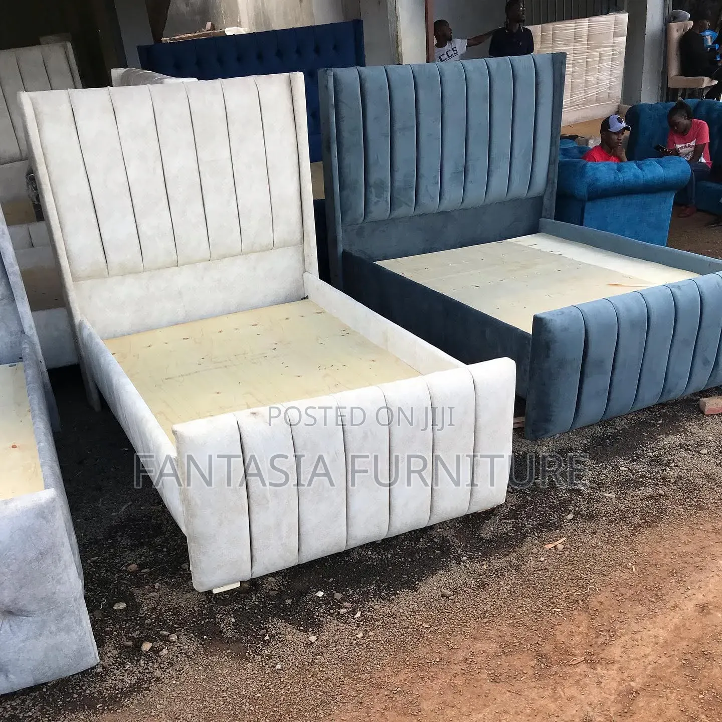 3x6-Foot Ivory Bed