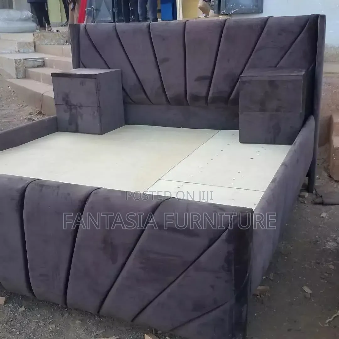 Dark Grey 5 by 6 Bed