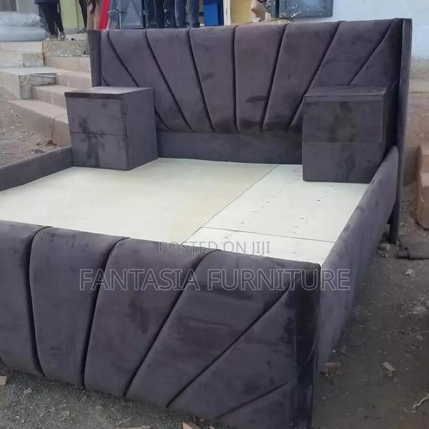 Dark Grey 5 by 6 Bed