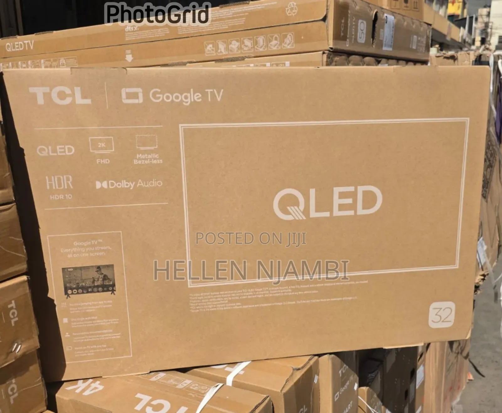 TCL 32s5k 32 Inch Smart Google TV Qled TV Black 2k HDR
