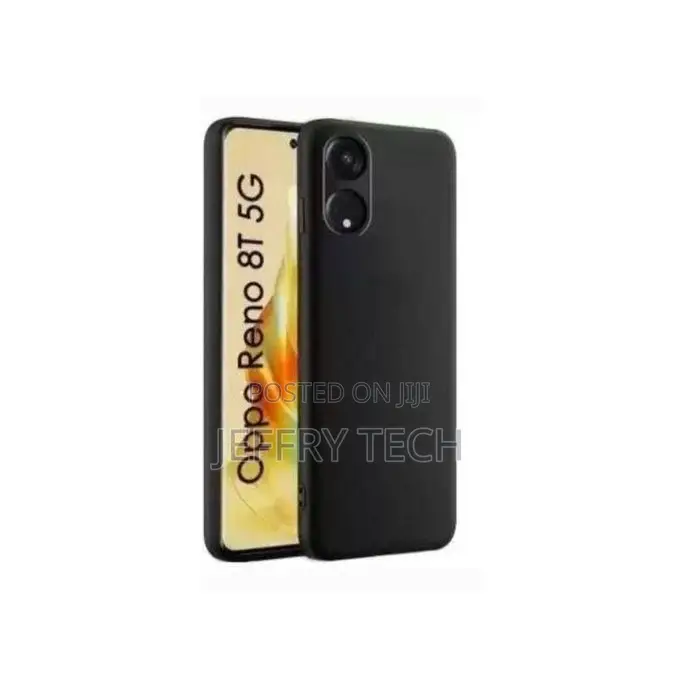 Silicon Back Case for Oppo Reno 8t 5g - Black