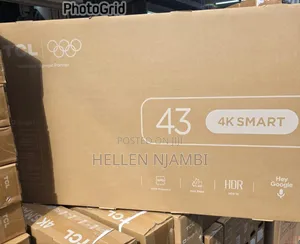 TCL 43" 43v6d Google 4k HDR Smart TV