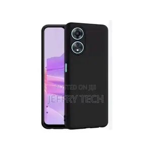 Silicon Back Case for Oppo A60 4g - Black