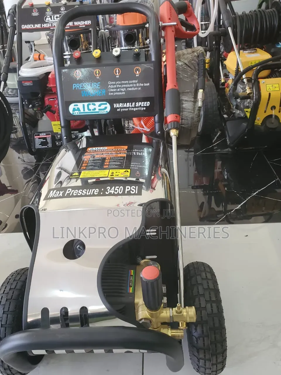 Aico Japan Pressure Washer Machine, Maximum Pressure 3450 PSI