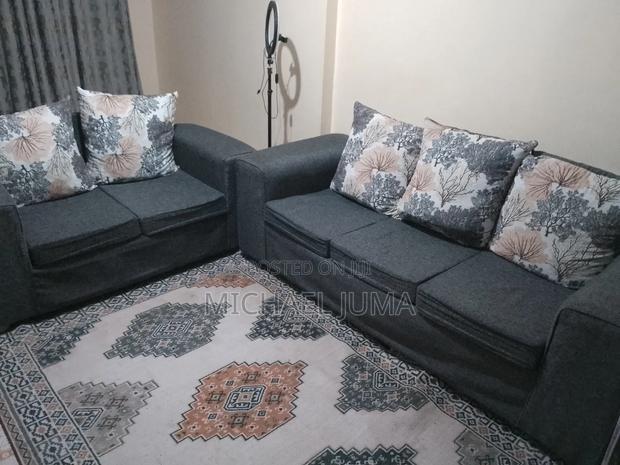 Grey 5  Seater Sofa Set
