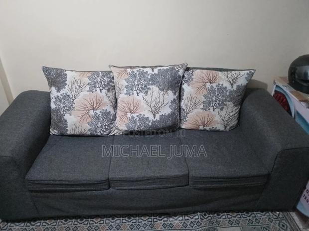 Grey 5  Seater Sofa Set - thumbnail 4